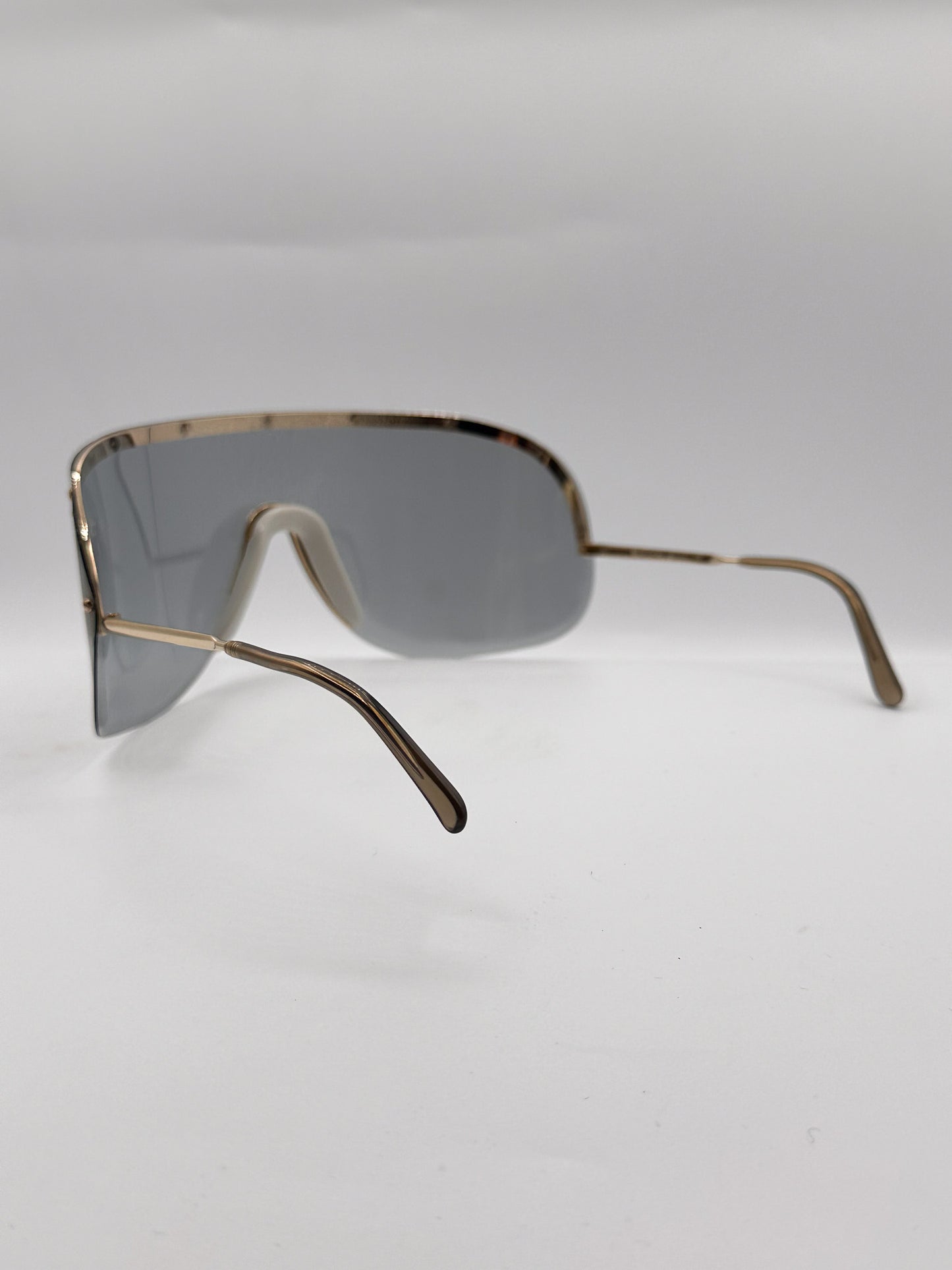 Yoko Ono 1980s Carrera Porsche Design vintage Sunglasses, left side 2