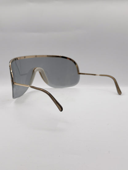 Yoko Ono 1980s Carrera Porsche Design vintage Sunglasses, left side 2