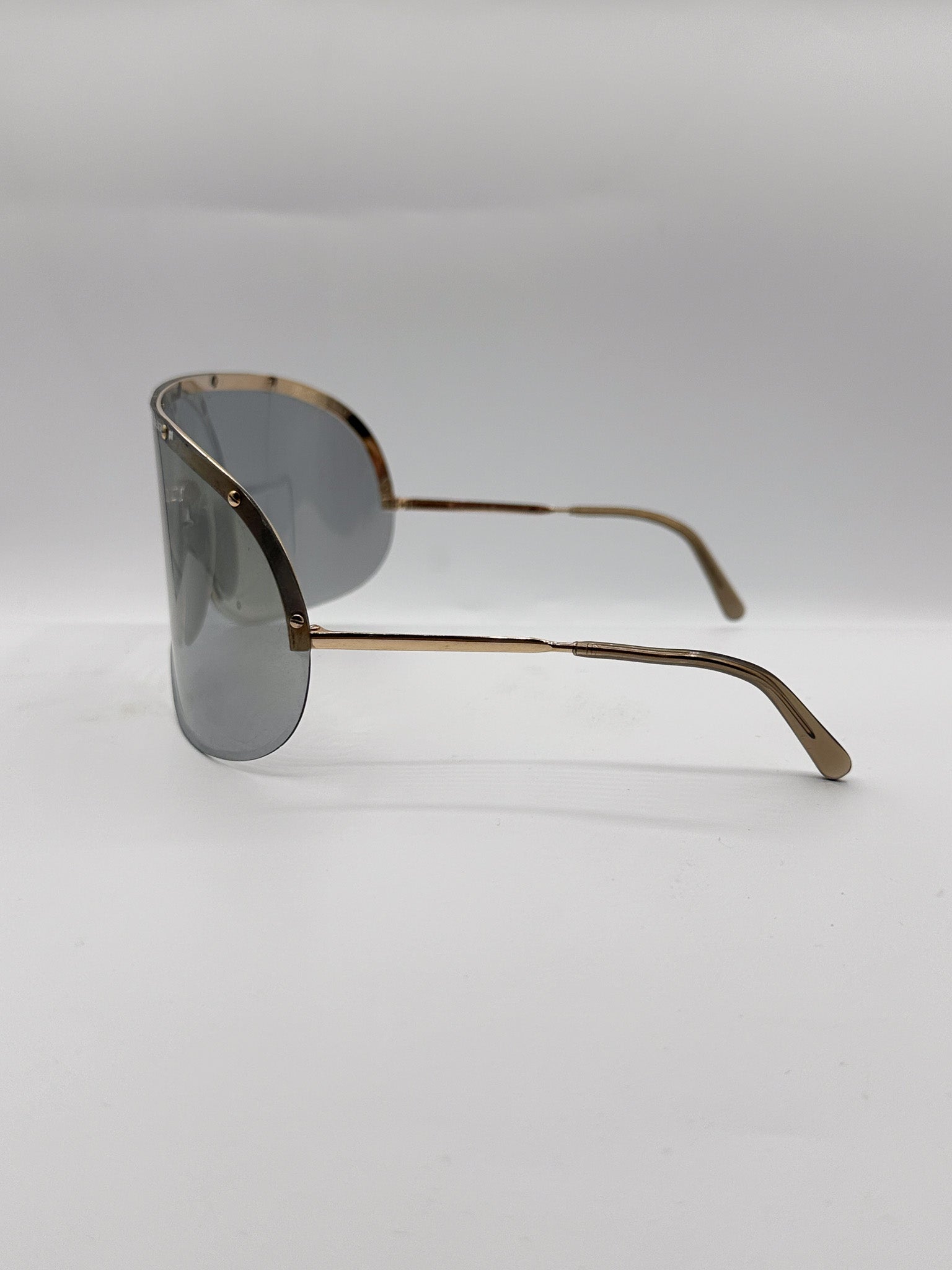 Yoko Ono 1980s Carrera Porsche Design vintage Sunglasses, left side 3