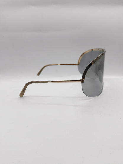 Yoko Ono 1980s Carrera Porsche Design vintage Sunglasses, right side